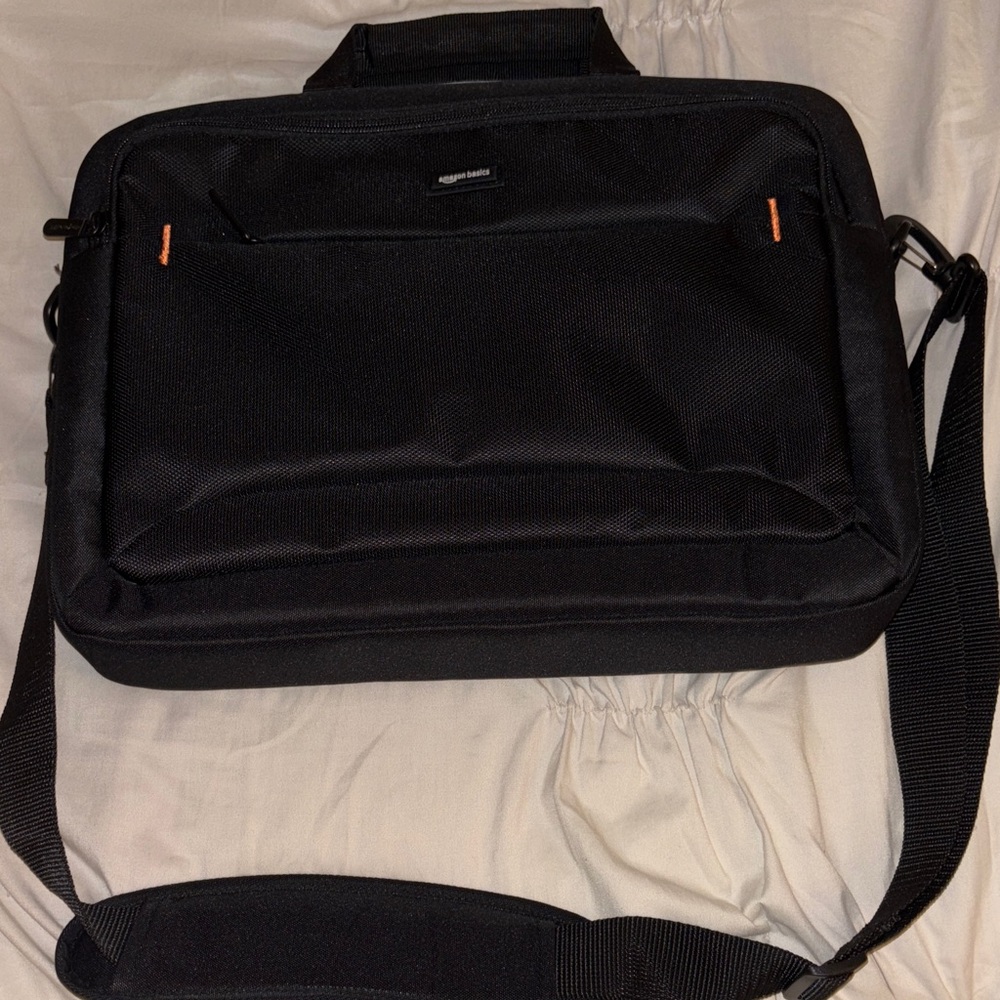 Amazon Basics Black Laptop Bag